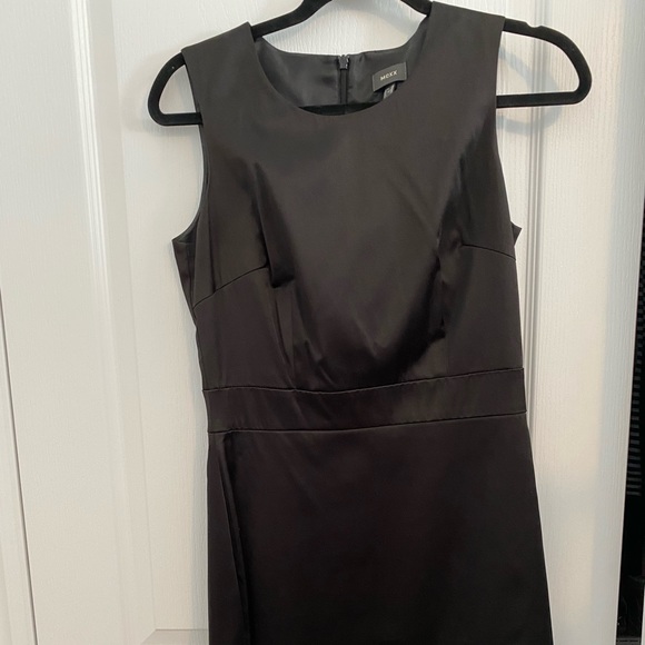 Mexx Black Satin High Collar Dress. Super Versatile! Worn once! Like New! - Picture 2 of 11